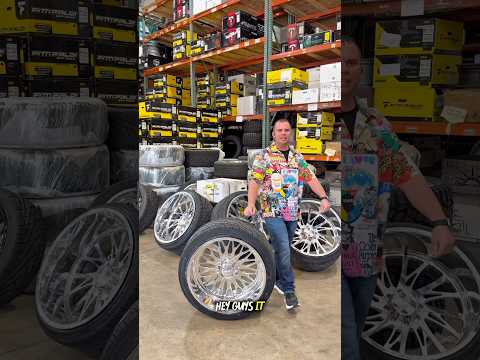 24x12 American Force Extort wheel polished mounted on 305/35/24 Venom Ragnarok tire