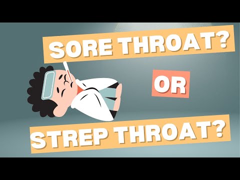 viral vs bacterial example: sore throat vs strep throat