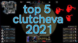 Top 5 CSGO Clutch Plays 2021 - Esport Report | GameHub