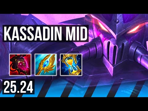 KASSADIN vs FIZZ (MID) | Good KDA: 17/2/9, 46K damage | KR Master | 25.24