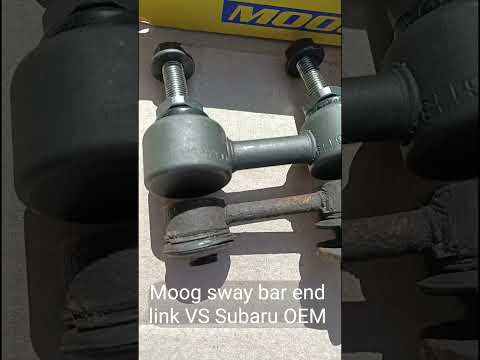 MOOG Sway Bar End LInk VS Subaru OEM @MOOGproblemsolver