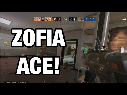 Zofia ACE! Rainbow Six Siege Rank Highlights!