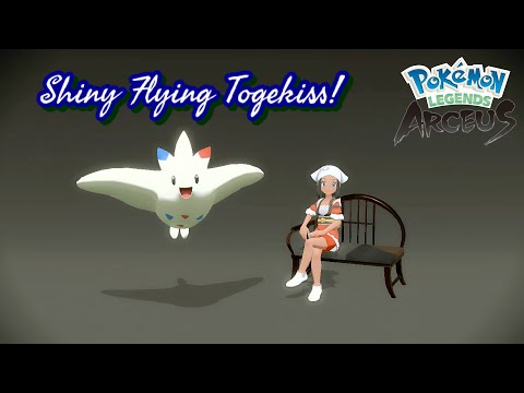 ✨Pokémon Legends Arceus: CATCHING THE RARE SHINY FLYING TOGEKISS!✨