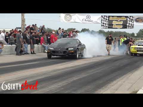 Nitrous Mustang vs Boosted Catfish  Footage from  Coffeyville Street Drags