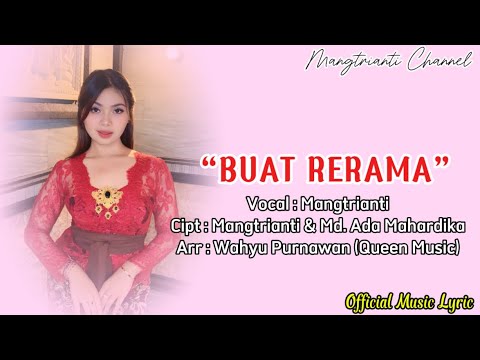 Mang Trianti - Buat Rerama || Official music lyrics (New Pop Bali 2024)
