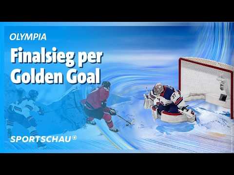 Eishockey: USA gegen Kanada - Finalentscheidung in der Overtime | Olympia | Sportschau