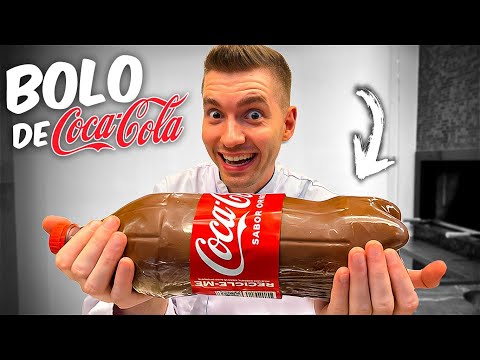 LIPÃO NA COZINHA - FIZ um bolo de COCA-COLA NA GARRAFA!