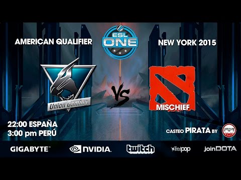 DOTA 2 - UNION GAMING vs MISCHIEF - 1 - AM Qualifier - ESL ONE NEW YORK 2015 - Viciuslab