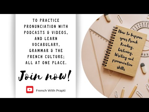 Welcome To The French With Prapti YouTube Channel | Learn French The Fun And Easy Way