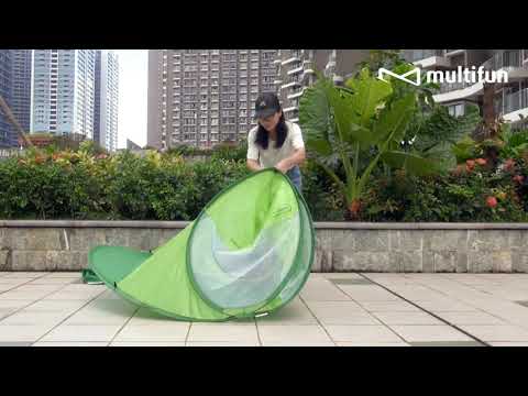 Easy Instruction: Pop-up Tent MF-TE01 / How to open and fold our pop-up tent - Green Version