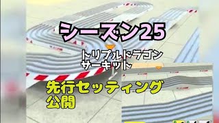 ミニ四駆　シーズン25 トリプルドラゴンサーキット　先行セッティング　超速グランプリ　超速gp　攻略