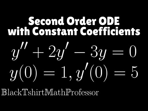 Second Order Differential Equation with Constant Coefficients Problem 1 (Differential Equations)