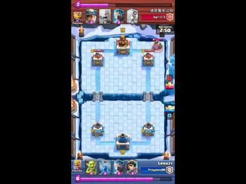 CLASH ROYALE: Sparky, Mago de Gelo, Mineiro & Princesa VS Princesa & Mago de Gelo