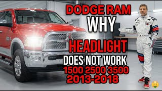 HOW TO DIAGNOSE & FIX HEADLIGHT ISSUES ON DODGE RAM (2013–2018)