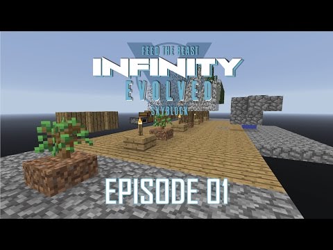 FTB Infinity Evolved Skyblock - 01 - A HELL OF A START [EXPERT MODE]