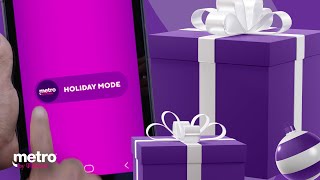 Holiday Mode 🔛 only at Metro. 💜☃️ | Metro by T-Mobile