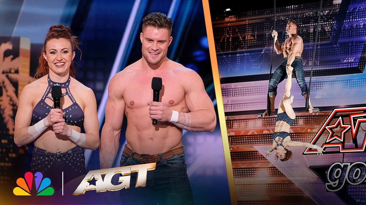 Duo Transcend's Audition Leaves Everyone SHOOK! | AGT thumbnail