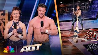 Duo Transcend's Audition Leaves Everyone SHOOK! | AGT thumbnail