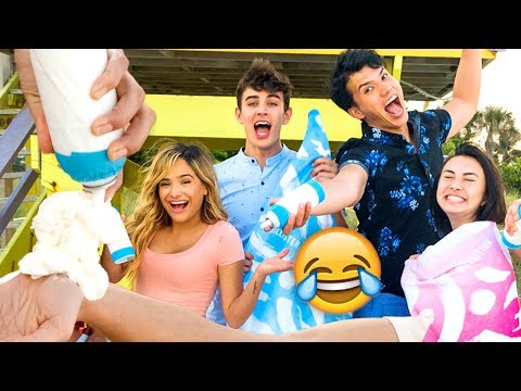 Funny Whipped Cream Flip Challenge | On the Road with The Carpe Challenge: Miami