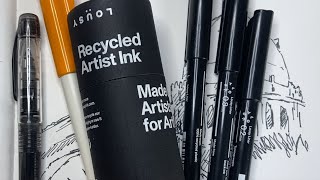 INK FOR ARTISTS. The Lousy Recycled Artist Ink.