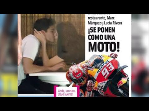 El apasionado beso de Lucía Rivera y Marc Márquez