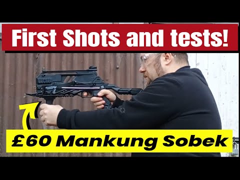 Shooting the Cheapest Magazine Crossbow - The £60 Mankung Sobek