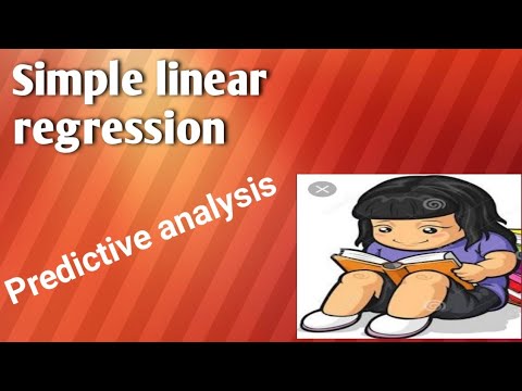 How to apply simple linear regression in Excel/Forecasting using slr model, predictive analysis