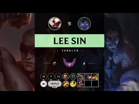 Lee Sin Jungle vs Sylas - KR Master Patch 14.9