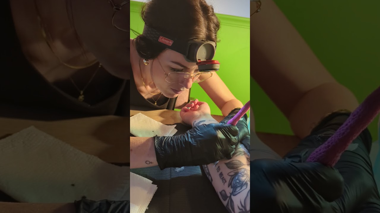 my first stick and poke tattoo!