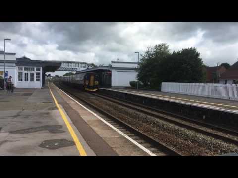 Hst and 4 car unit at bridgwater 6/6/17