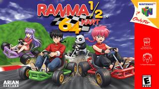 Ranma ½ Kart 64 – Mario kart 64 Characters Hack [N64]