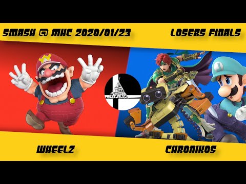 Wheelz (Wario) Vs Chronikos (ROB, Roy, Luigi) - Losers Finals - Smash at MHC January 23, 2020