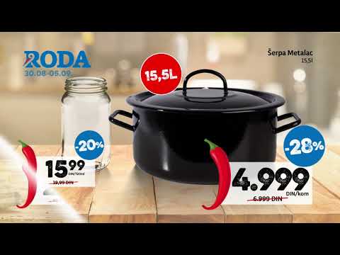 Roda I Za pripremu pikantnog ajvara 30.08  - 5.09.2018.