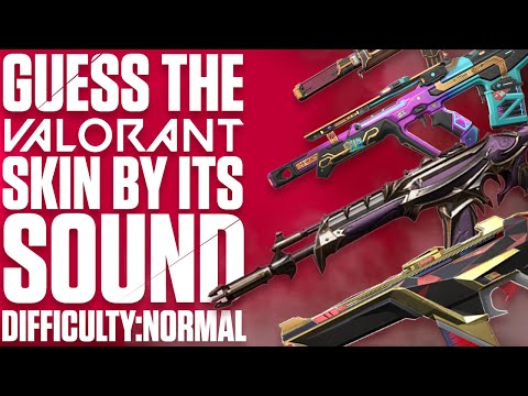 Guess the Valorant Skin By Sound | Normal Mode Challenge | Are You A Pro? #valorantchallenge