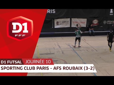 J10 : Sporting Club Paris - AFS Roubaix (3-2), le résumé