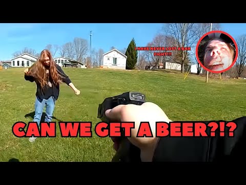 WILD POLICE BODY CAM: Man CHARGES Police Officer – [TASER]