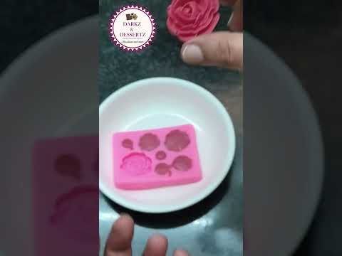 How to use Silicone Rose Mould | Chocolate Rose 🌹🌹🍫🍫