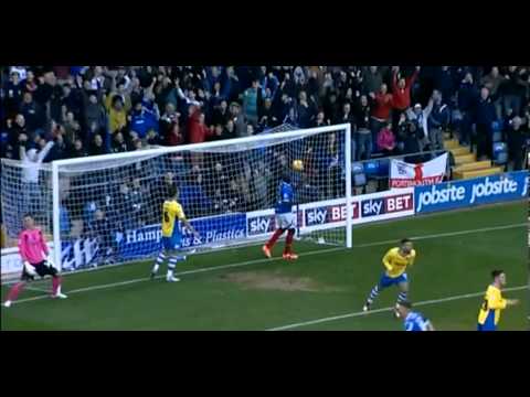 Highlights: Pompey 3 - 2 Exeter City. 02/11/2013