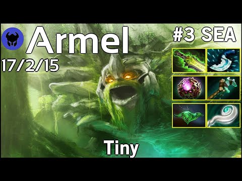 Armel #3 SEA plays Tiny!!! Dota 2 - 8922 Avg MMR