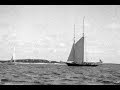 Schooner Yacht Constellation in Booth Bay Harbor, Maine 1936 ~ Herbert M. Sears