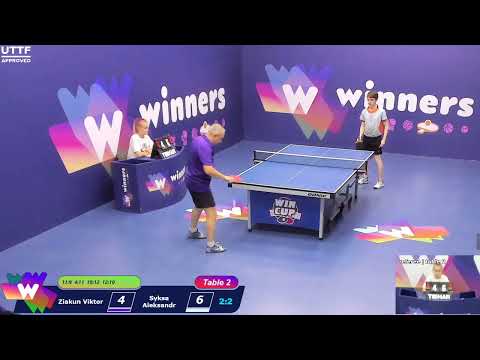 WINners CUP table 2  14.10 Ziakun Viktor - Syksa Aleksandr  20:45