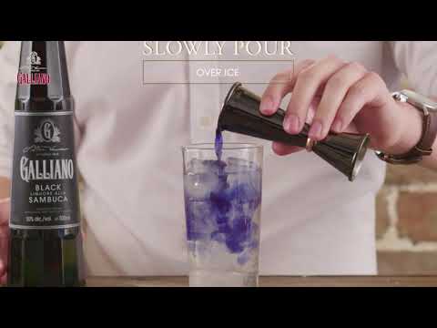 Galliano - How To Cocktail 'Blue Liquorice'