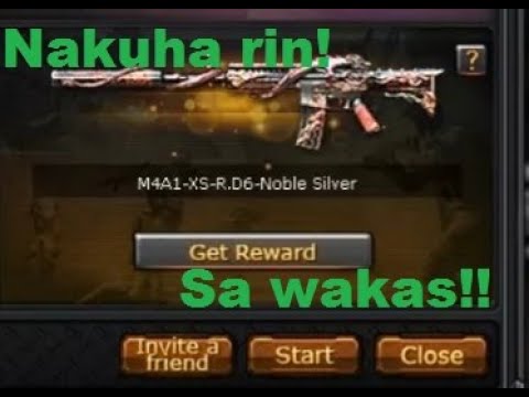 CrossFire PH | Obtaining M4A1-XS-R.D6-Noble Silver! (Rank Match Weapon)