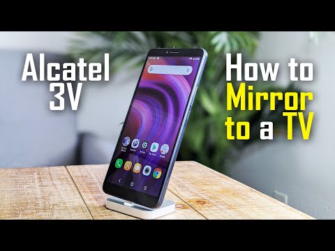 Alcatel 3V How to Mirror Screen to TV