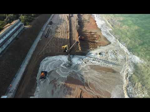 Extinderea primei plaje din Eforie Sud