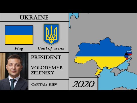 Ukraine Modern History (1917-2020) Every Year. История Украины.