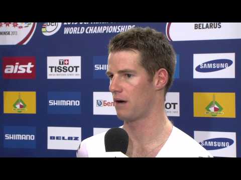 Glenn O'Shea Interview - Men's Team Pursuit Final - 2013 UCI World Track Championships