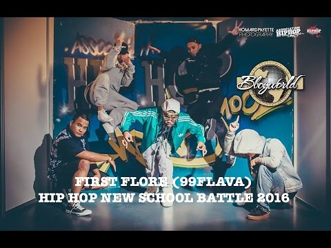 First Flore [99 FLAVA] ▶ HIPHOP NEW SCHOOL BATTLE 2016 ◀ ⓒ .BBoy World | Thailand