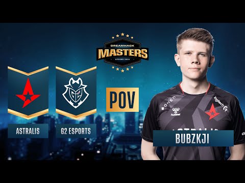 CS:GO - PoV - Bubzkji - G2 Esports vs. Astralis - DreamHack Masters Spring 2021 - Quarter-final