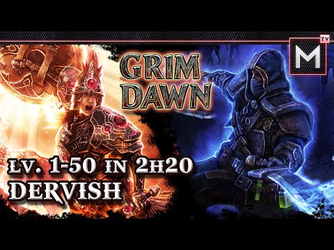 Dervish Leveling 1 to 50 in 2Hrs - Grim Dawn (Nightblade Oathkeeper)